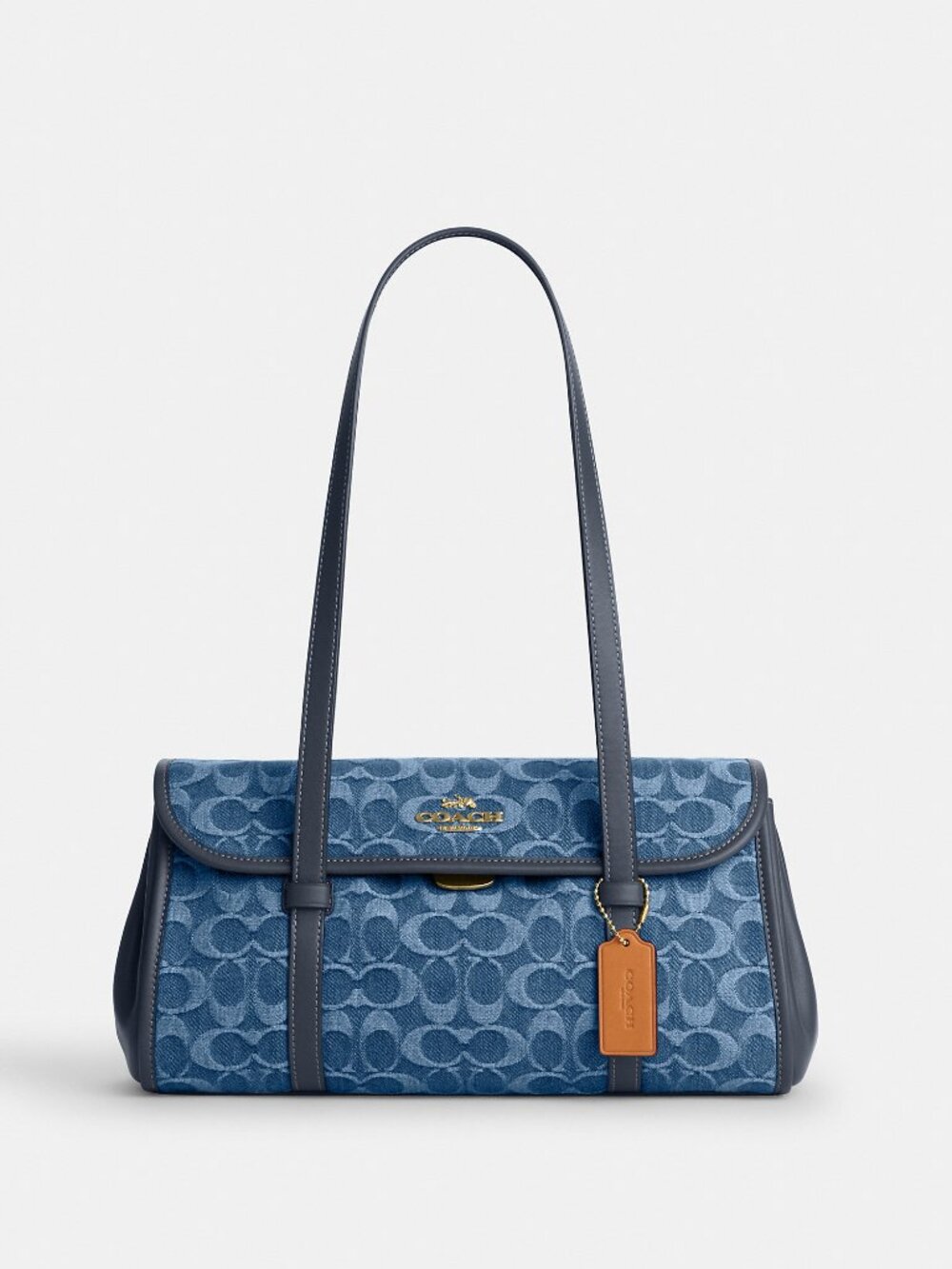 Coach Outlet Bridget Flap Shoulder Bag In Signature Denim